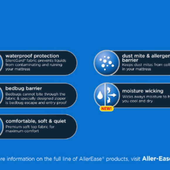 Allerease Maximum Mattress Protector - Twin - Picture 2 of 4